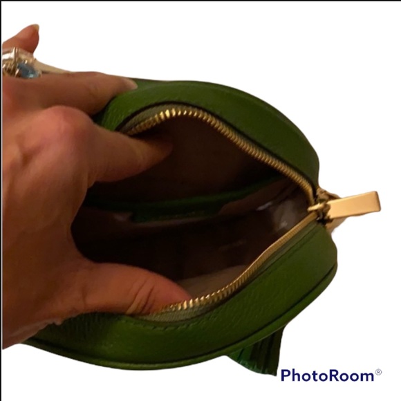 NWT RARE GREEN W GOLD HARDWARE MICHAEL KORS CROSSBODY CANTIN STYLE BAG⭐️⭐️⭐️⭐️⭐️ - Picture 8 of 9